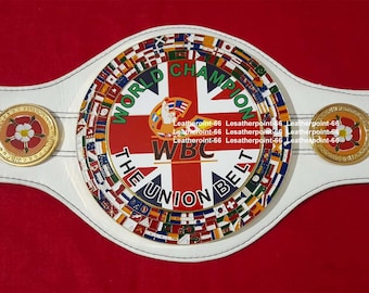 WBC Union Boxing Championship White Strap Belt