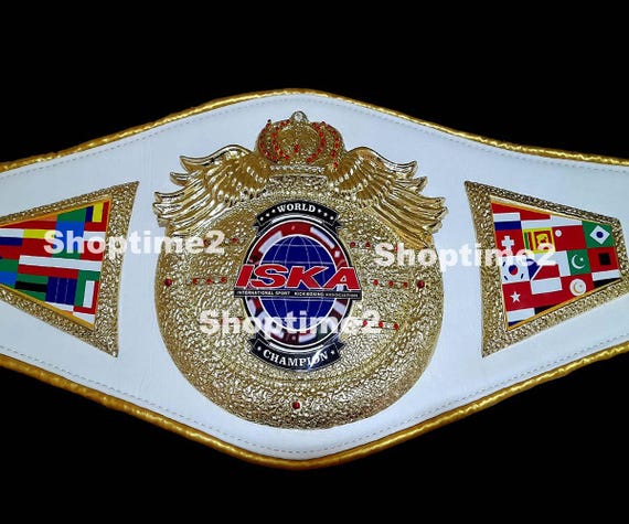 ISKAキックボクシング選手権ベルト、金メッキ - Etsy 日本