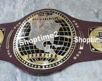 North American Wrestling Championship Belt Adult Size 2mm