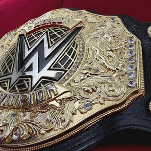 World Heavyweight Championship Replica Belt | 6MM Metal Plates | Adult Size Wrestling Title | Wrestling Fan Gift