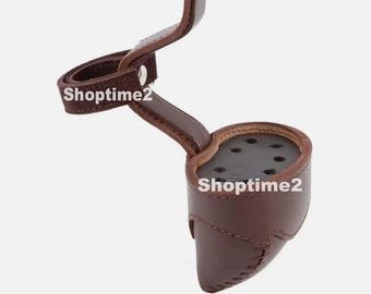 Brown Leather Recurve/ Long Bow Holder Hip/Waist/Side/Belt Arrow Quiver 16"/20"