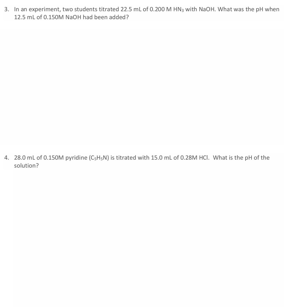 Advanced Acid,base and Solubility Equilibrium Notes and Homework W FREE ...
