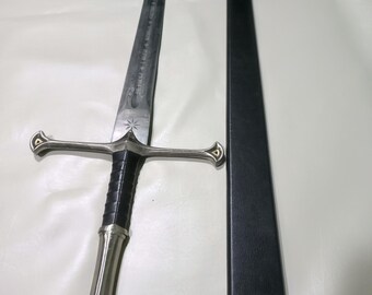 Anduril Replica Sword | Hand Forged Fantasy Display Piece with Scabbard