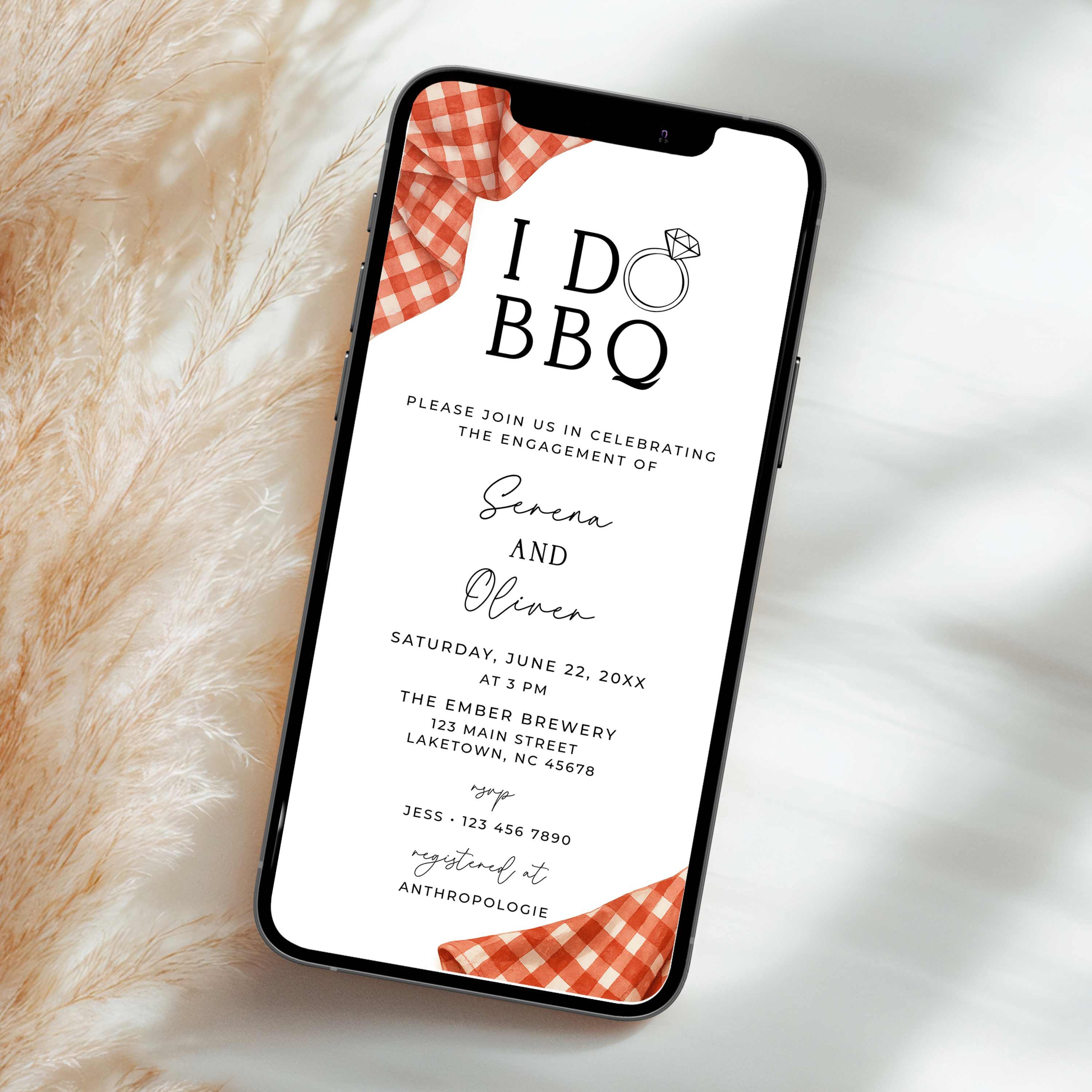 Save the Date Wedding Bbq