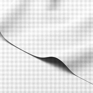 Puede incluir: Imagen en escala de grises con un patrón de cuadros. Una sección curva del patrón se despega, revelando una sombra más oscura debajo. El efecto general crea una sensación de profundidad y textura.