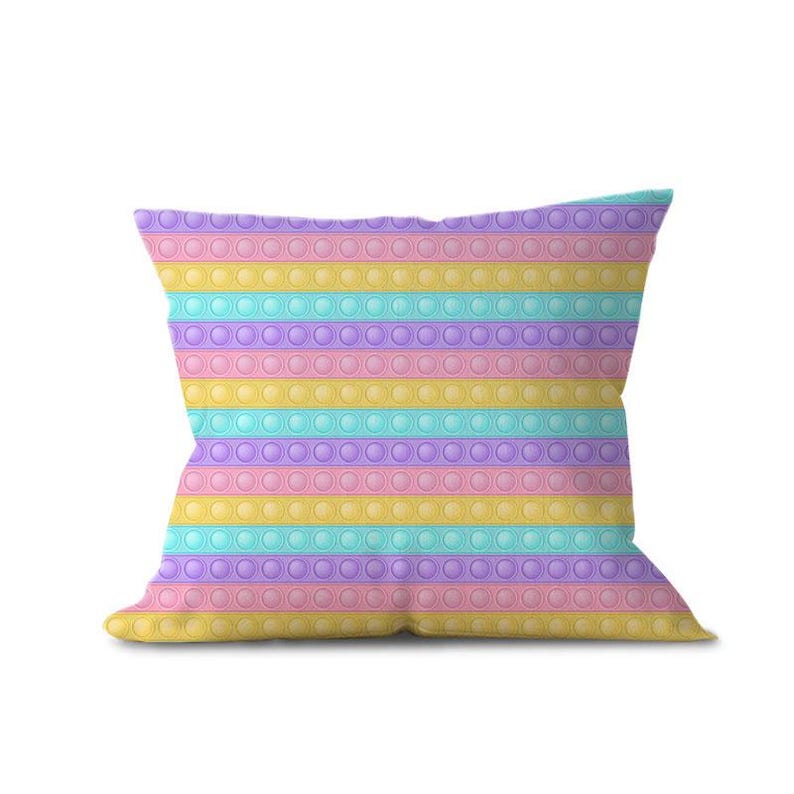 Tissu d'extérieur imperméable par mètre - Impression Pop It Cercles pastel Fidget Kids, 59 po. de large (150 cm) image 4