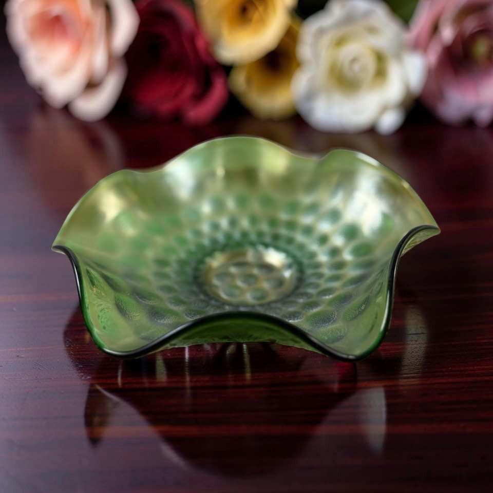 Green Fenton Glass - Etsy