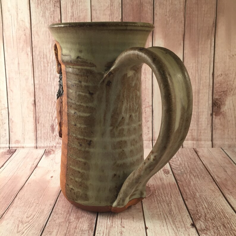 Studio Pottery DAD Funny Face Stoneware Mug Beer Stein Etsy