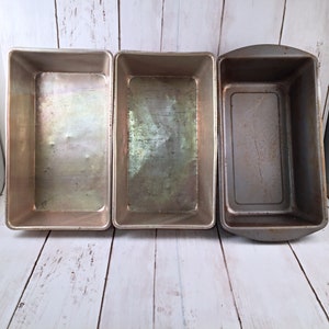 Vintage Aluminum Loaf Pans SOLD INDIVIDUALLY Retro Ovenware Bakeware  Cookware Culinary Bread Micro Worthmore 