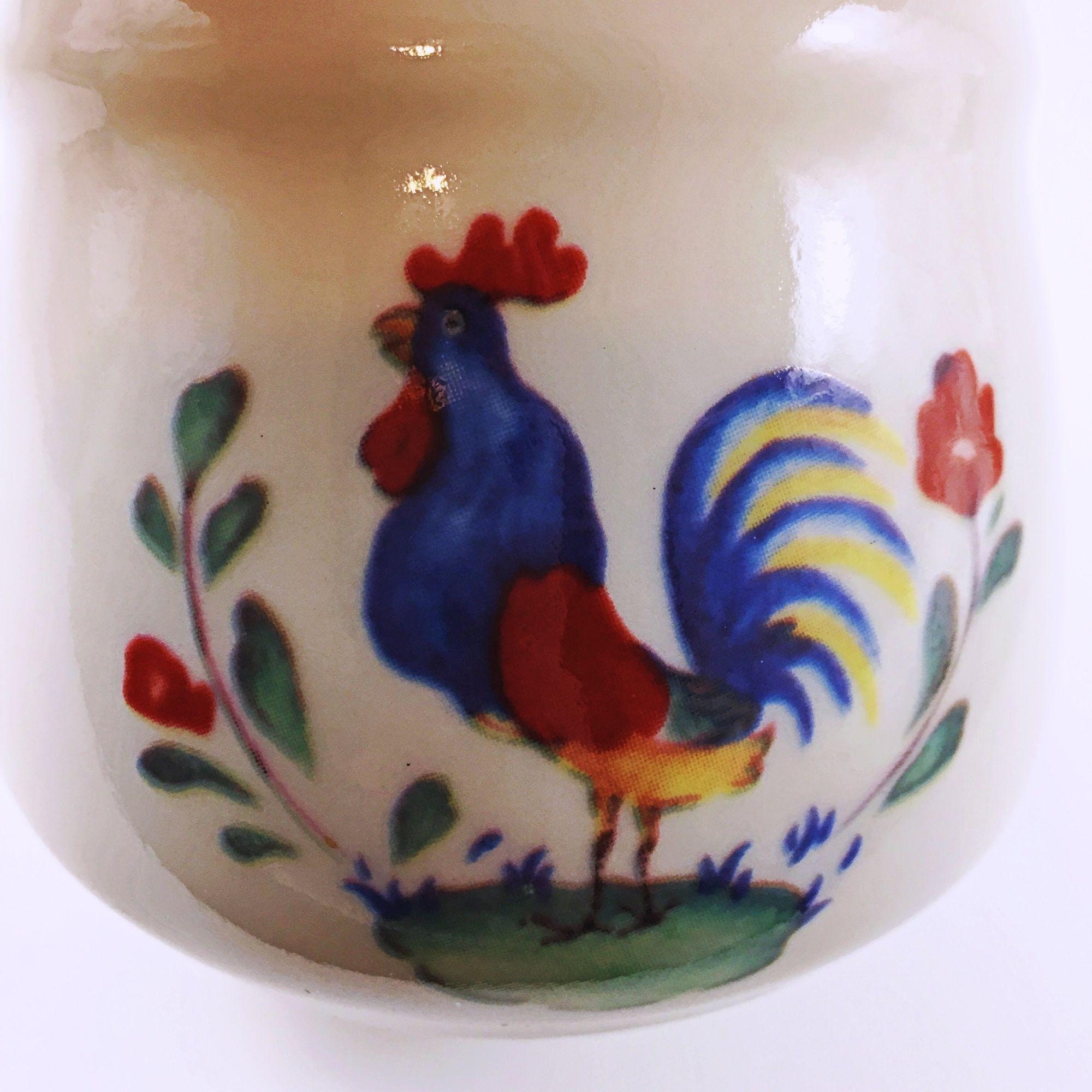 Rooster Covered Sugar Bowl Jar International Tableworks Etsy