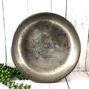 Advertising Cake Pan Wesson Oil Snowdrift Flour Metal