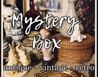 Cottagecore Mystery Box: set regalo di decorazioni vintage selezionate