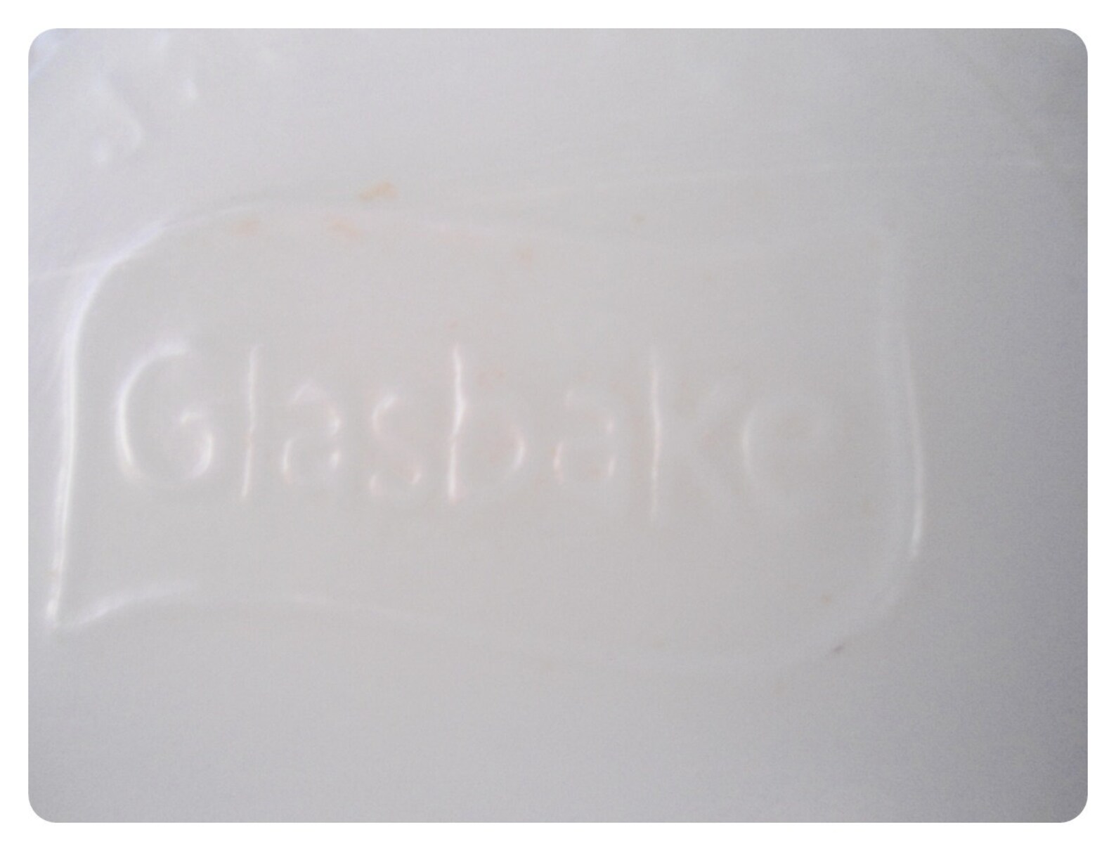 Vintage Oval White Glass Casserole Dish VEGETABLE GARDEN Etsy