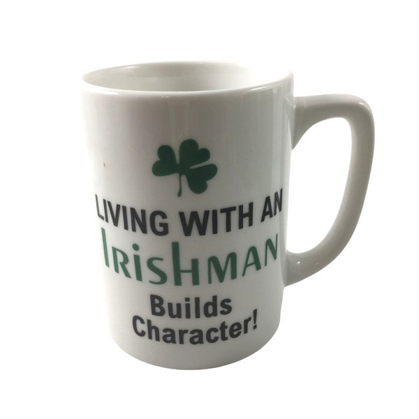 Irishman Irish Coffee Cup Mug  Bergquist St. Patrick's Day Gift Clover Gift