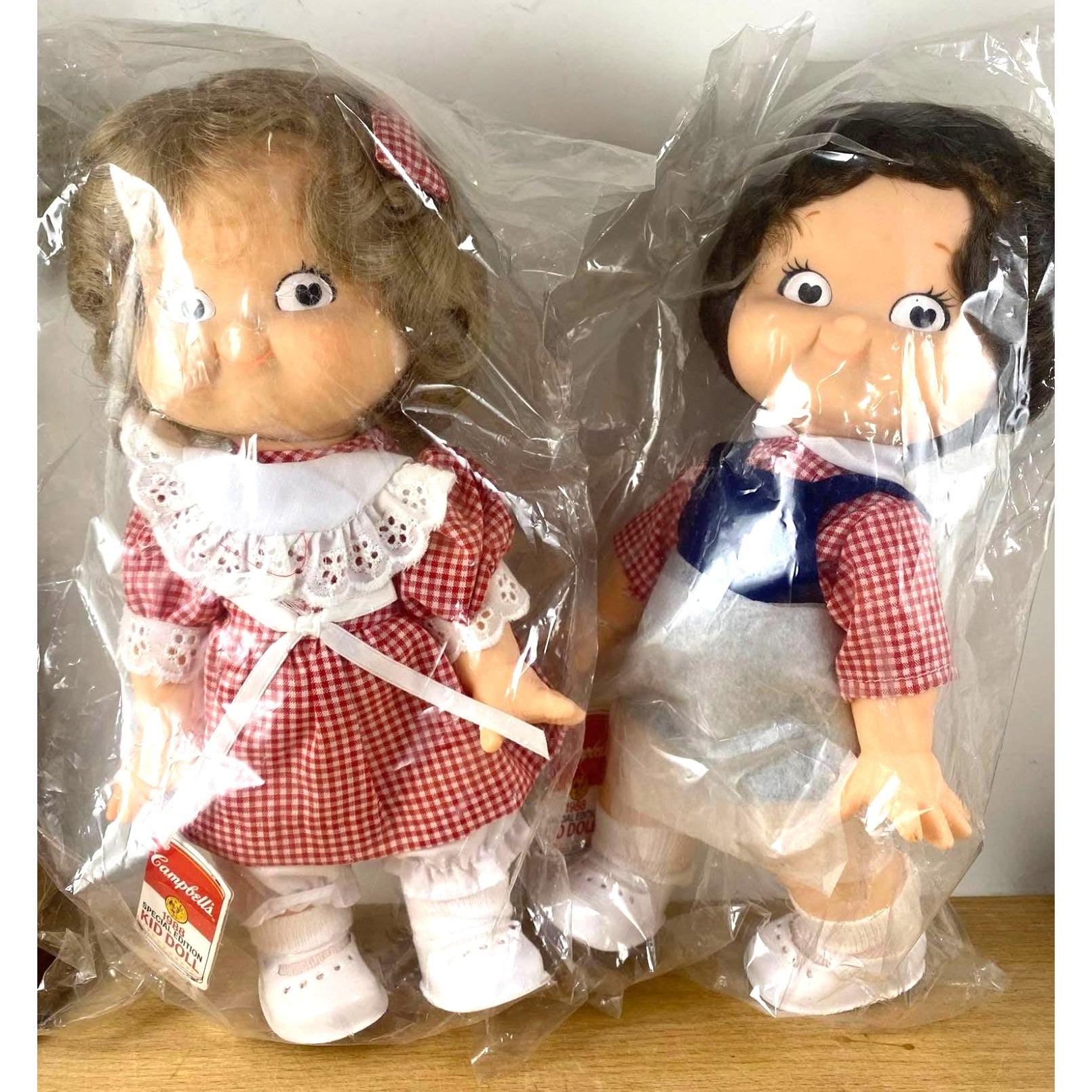 ビンテージ 1988 キャンベルドールセットCampbell Doll Set 1988 Special Edition CAMPBELL'S SOUP KIDS Dolls 10