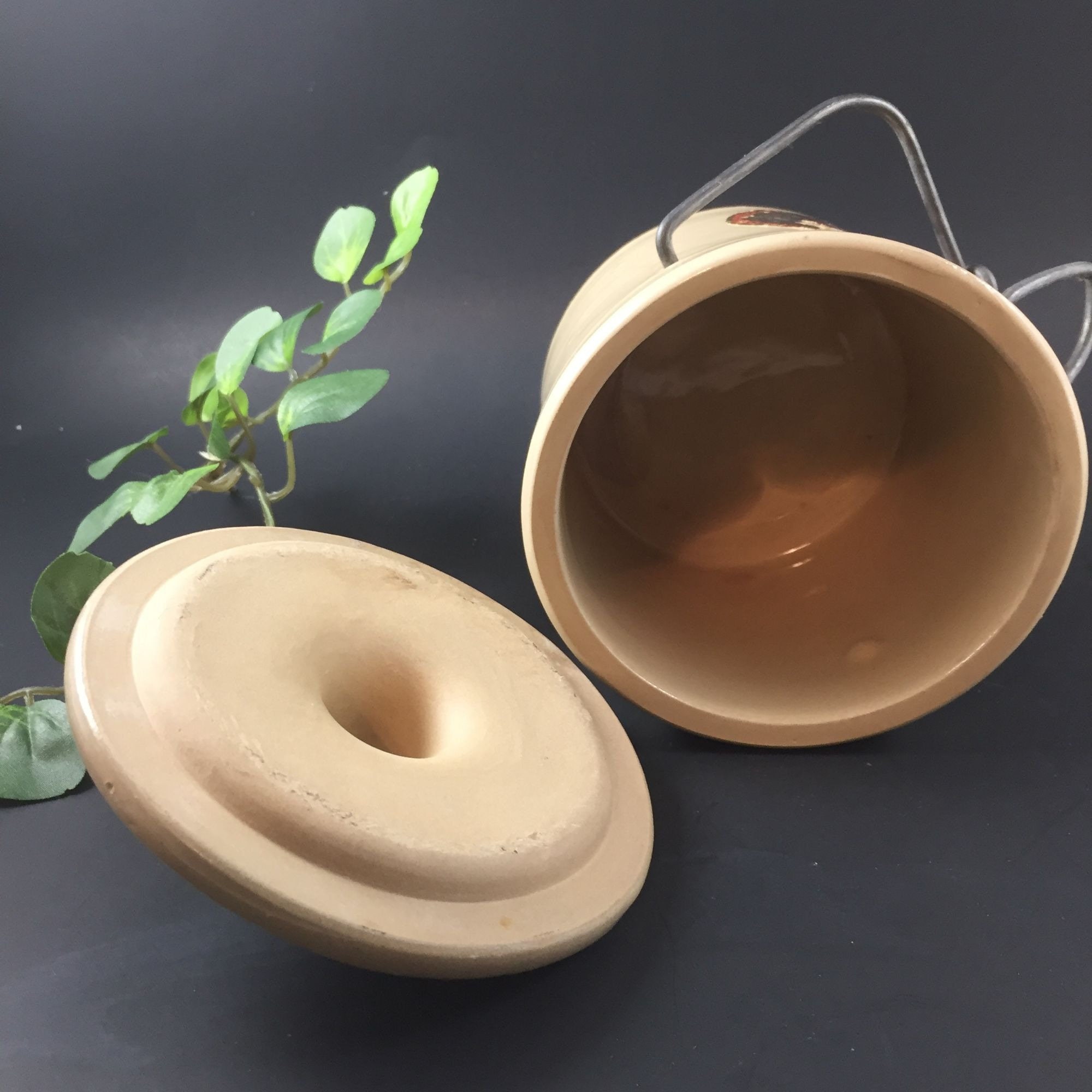 Win Schuler's Bar Scheeze 18 Oz Stoneware Crock With Metal Etsy