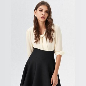 Glossy Black Women&#39;s Skirt Women&#39;s Mini Skirt Casual A-Line Stretchy Skirt For Summer Casual Wear Skirt Havaiian
