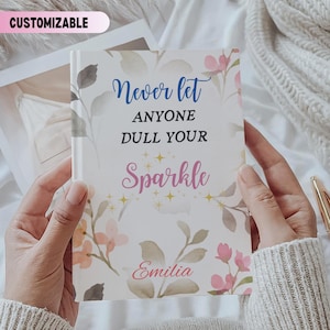 Motivational Journal for Women, Empowerment Diary, Self-Love Gift, Confidence Notebook, Inspirational Hardcover, Shine Bright Journal