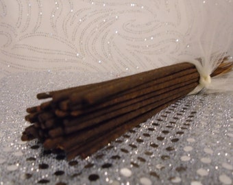 Firewood 50 Count pack of High Quality Hand Dipped 10-11 Inch Incense Sticks w/ 2~ 5 Count Sample Packs