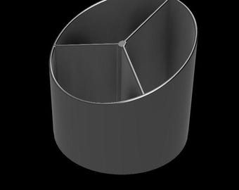 Organiseur cylindrique à 3 compartiments