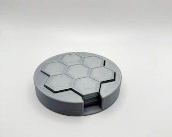 Ensemble de sous-verres en nid d'abeille