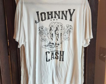 Free People Johnny Cash Shirt