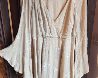 Free People Jasmine Embroidered Mini Dress