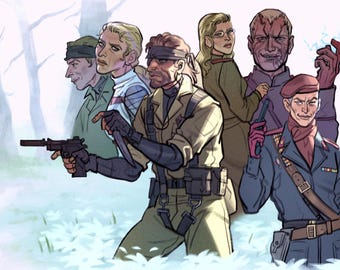 Metal Gear Solid V Kaz - Poster 13x19 - Etsy
