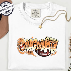 Cincinnati Football Sweatshirt: Graffiti NFL Shirt