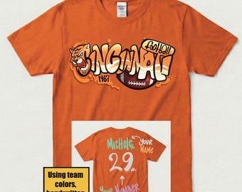 Cincinnati Football Shirt, Personalized Number and Name Sweatshirt