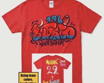 Buffalo Custom Football Shirt, Personalized Number and Name Sweatshirt