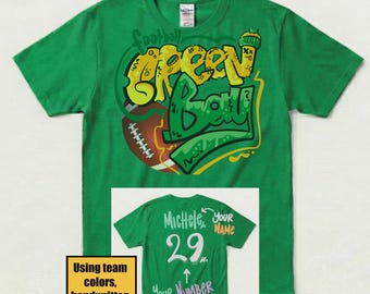 Green Bay Custom Football Shirt, Personalized Number and Name Sweatshirt