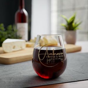 Ambrosia Stemless Wine Glass