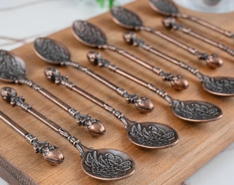 set of 12spoons,Chef Housewarming,Gift for Women Mom Girlfriend,makeup spoon, spice spoon,decoration spoon,Spellworking,bohem spoon,mom gift