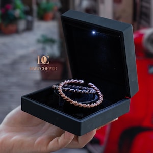 Pure Copper Bracelet - Healing Bracelet - Copper Cuff Bangle - Handmade in Nepal - Ideal for Gift - Business gift - Workplace gift