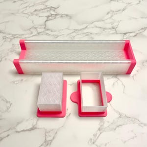 Rectangle CakePop Cutter & Tray Set – 2.5” Tall x 1.5” wide Cake Pop Shaper Kit for Baking Parties Special Events