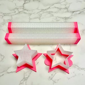 Star CakePop Cutter & Tray Set – 2.5&quot; Tall x 2.75” wide Cake Pop Shaper Kit for Baking Parties Special Events