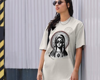 Homegirl Mary Magdalene Oversized T-shirt | Spiritual Graphic