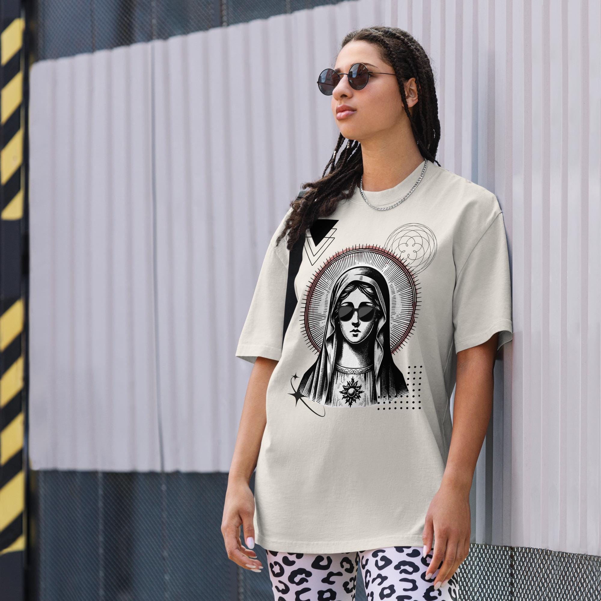 Homegirl Mary Magdalene Oversized T-shirt | Spiritual Graphic