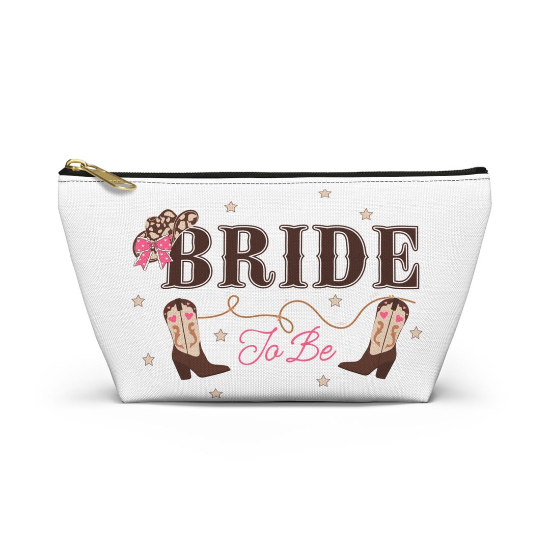 Bridal Accessory Pouch, Bride to Be Makeup Bag, Wedding Gift ...