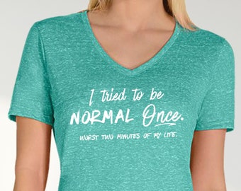 Witty Women's V Neck - Etsy