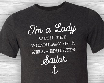 Intelligent Classy Well Educated Woman Swears Funny Humor Novelty Mens T-shirt