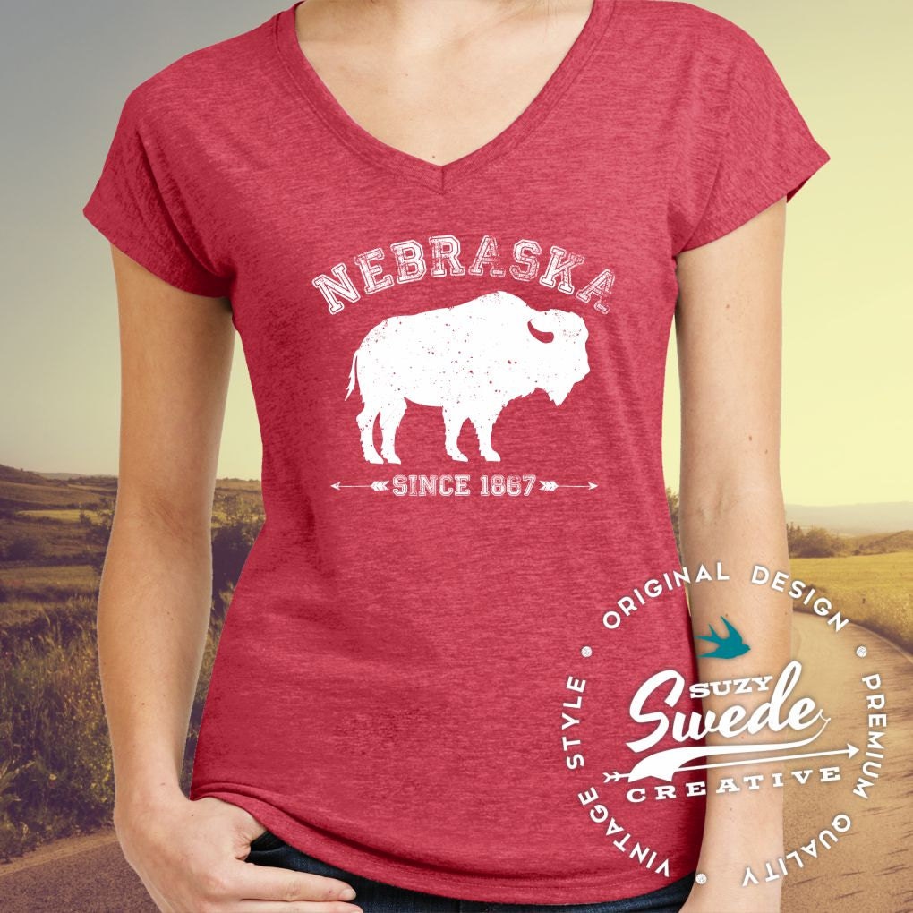 Nebraska Country Tee Shirt Souvenir T-Shirt For Men Women Student Gift Tshirts T