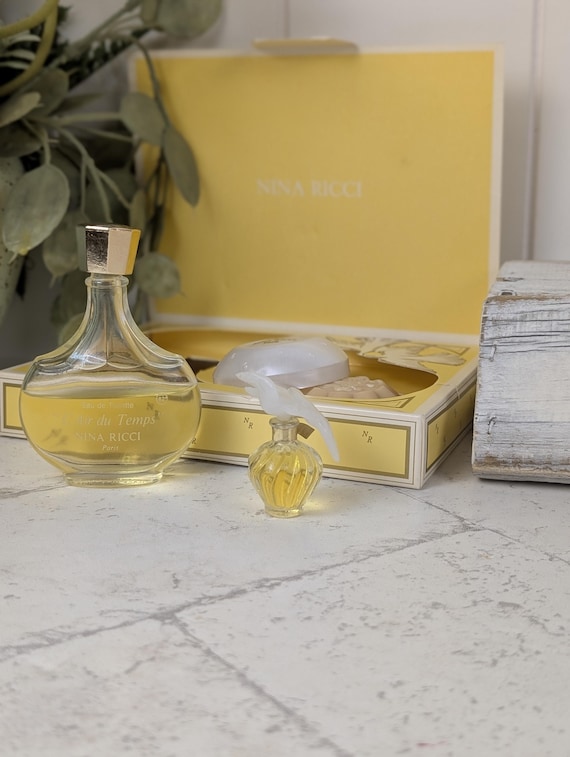 Vintage 1970s Nina Ricci L'air Du Temps Gift Box Trio – EDT