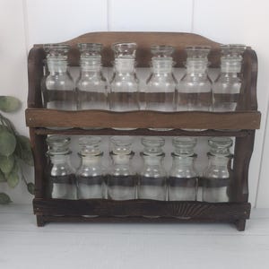 Vintage 2 Tier Glass Shelf - Etsy