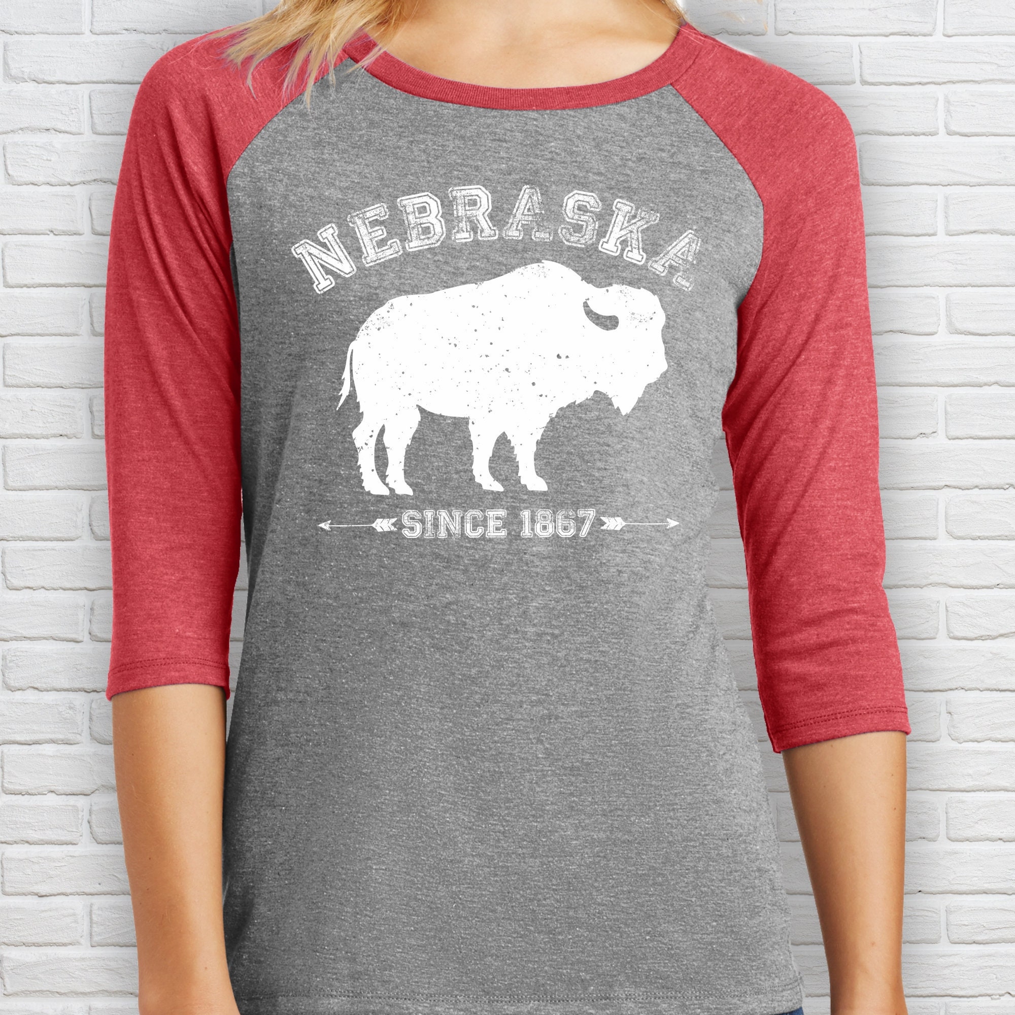 Nebraska Shirt Nebraska Since Buffalo Arrows State | Etsy