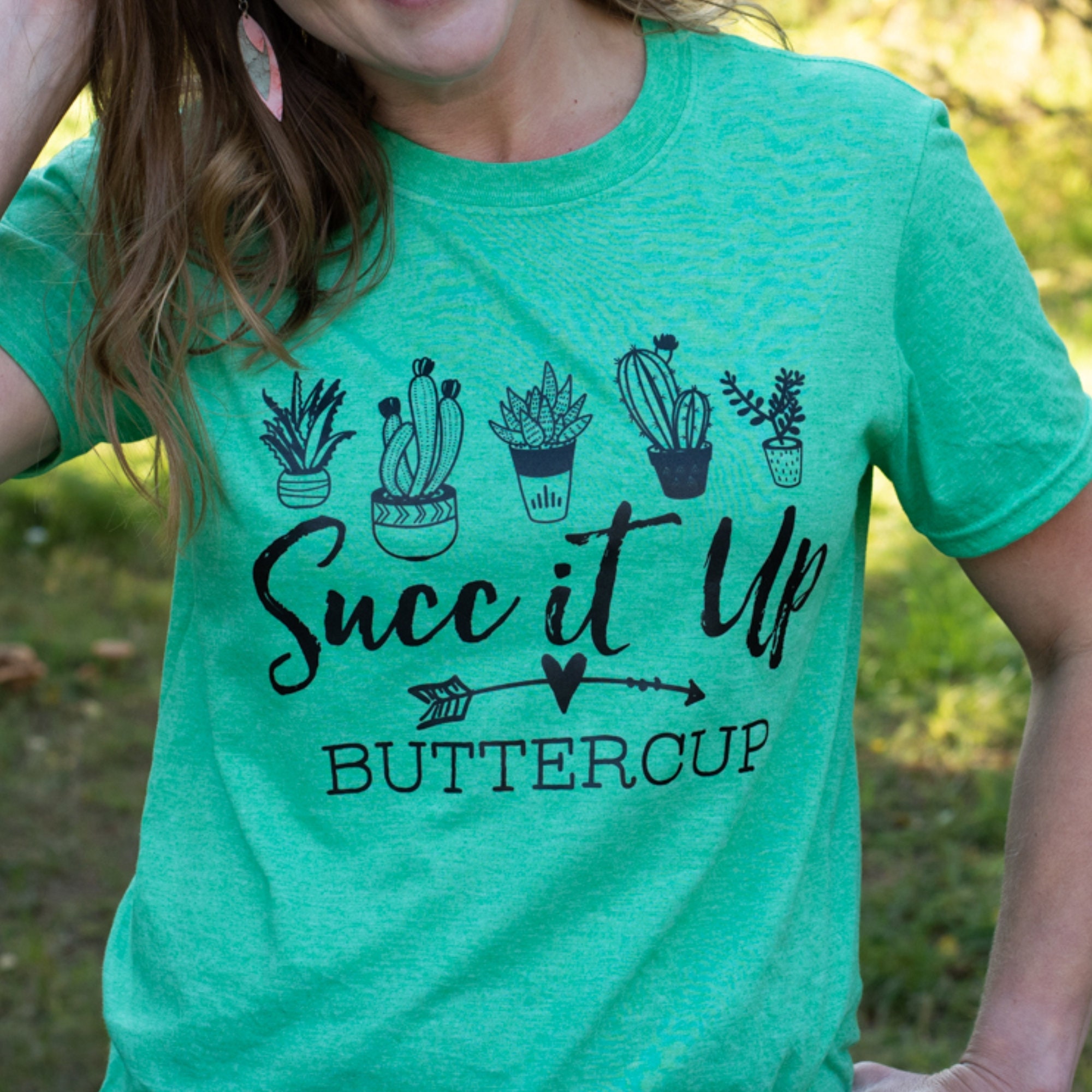 Junior Suck It Up Buttercup Statement Novelty T-Shirt Tee