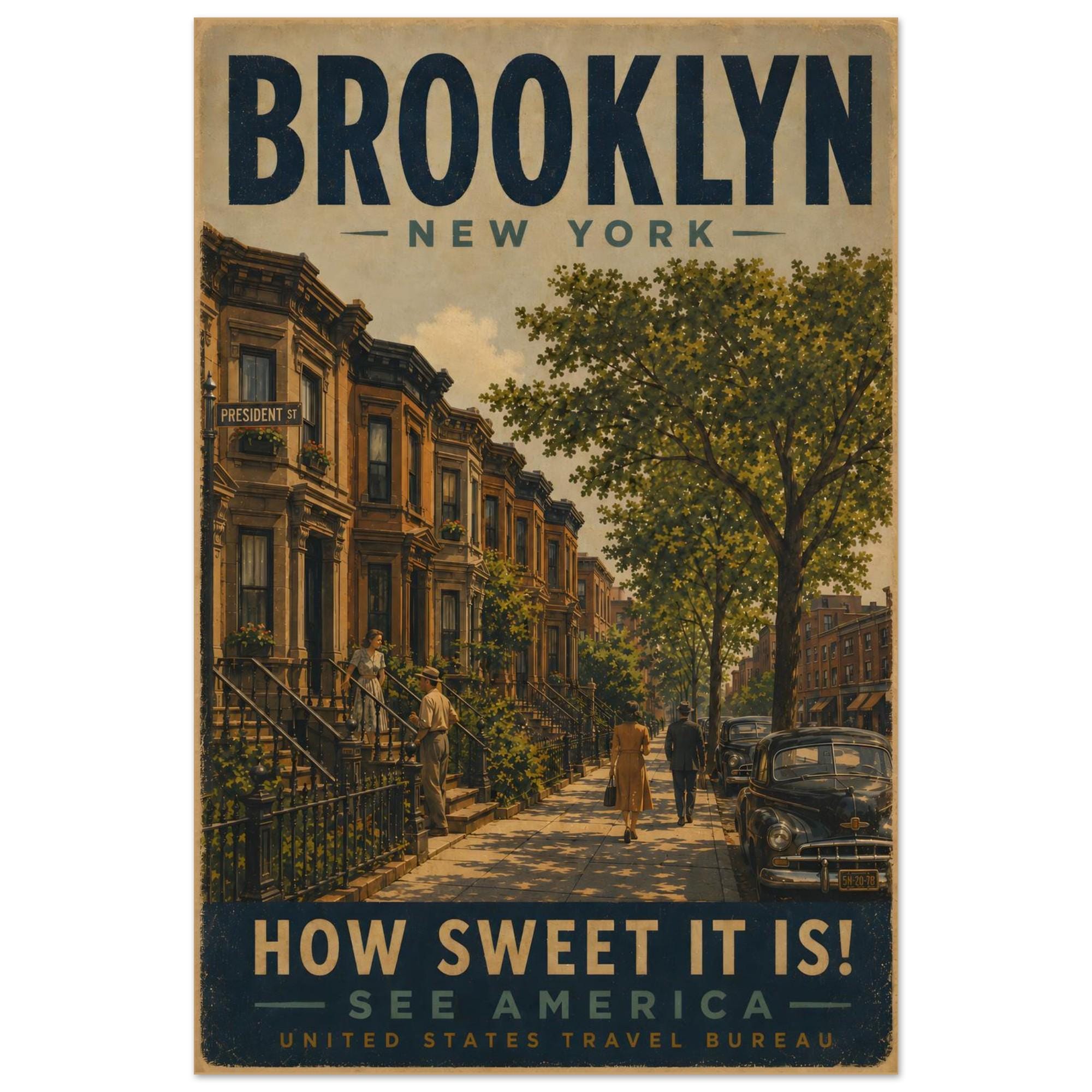 Vintage Brooklyn Posters - Etsy