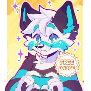 Custom Furry Commission | Furry Art, Custom Anime Furry Profile Picture, Furry Icon, Fursona, Chibi Furry, Furry PFP, Furry adobt, Halloween