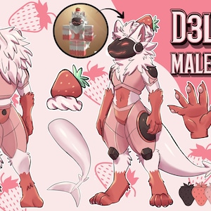 ファーリーリファレンスシートコミッション：ファーソナOC、リファレンスシート、アントロオリジナルキャラクター、ロブロックス、ファースーツデザイン